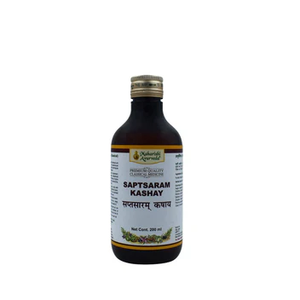 Sirop d'extrait de plantes ayurvédiques Saptasaram Kashayam pour le bien-être des femmes et le soutien de la santé digestive - Product Image 3