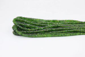 ลูกปัดทรงรอนเดลล์ ไดโอไซด์โครเมียมธรรมชาติ เกรด AAA+ ขนาด 3.5-5.5 มม. ความยาว 16 นิ้ว สำหรับทำเครื่องประดับ - Product Image 4