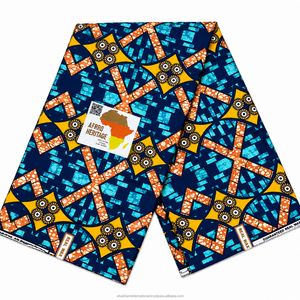 Ankara Wax Print Organza Textile Fabric Eco-Friendly African Fashion for Women Dresses Skirts Tops Apparel Curtains Toys Crafts - Product Image 5