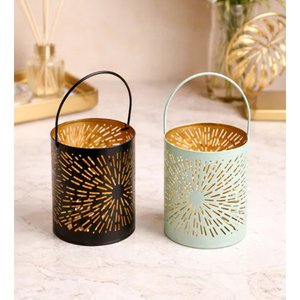 Porte-bougie traditionnel en métal pour bougies chauffe-plat, idéal pour la maison, les mariages, Noël, les festivals, la décoration de table. - Product Image 5