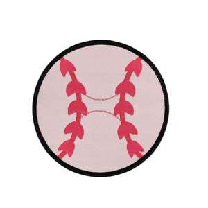 High Quality Varsity Lady Embroidered Patch Custom Heat Press <b>Badge</b> for Jacket Cap Bag and Garment Decoration - Product Image 1