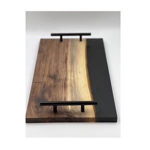 Venta al por mayor bandeja desechable de madera natural para servir comida en restaurante en casa para utensilios de cocina - Product Image 1