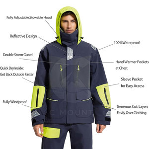 Trajes de Navegación Impermeables, Resistentes al Viento y Transpirables para Navegación, Pesca, Náutica y Actividades Marítimas al Aire Libre - Product Image 3