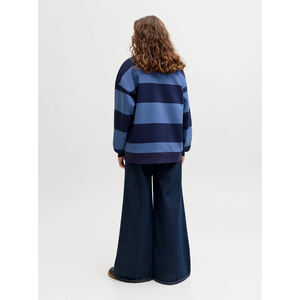 Sudadera Casual para Mujer, Ecológica, Gruesa, Oversize, Cuello Redondo, Estilo Rugby, a Rayas, con Logotipo Personalizado al por Mayor, Transpirable - Product Image 6