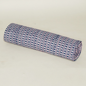 Colcha Kantha Orgánica Hecha a Mano, Reversible, Bordada, con Patrón de Diamantes, 100% Algodón, Lavable, para Uso en Casa, Hotel o Playa - Product Image 2