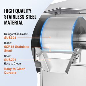 Macchina Professionale per Ghiaccio a Fiocchi in Acciaio Inox, 507LBS/24H, Tritaghiaccio Elettrico e Macchina per Coni di Neve - Product Image 5