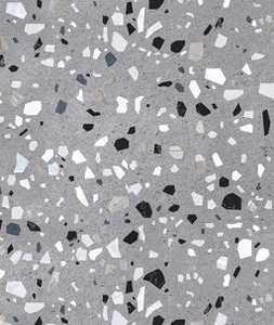 Azulejo de Porcelana Moderno para Piso y Pared con Acabado de Terrazo Gris Urbano, Multitamaño, Esmaltado, para Interiores y Exteriores - Product Image 4
