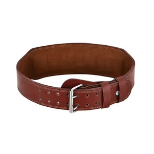 New Men Cowhide Weightlifting Belt For Male Strap Adjustable Belts Designer High Quality Weightlifting Belt - Product Image 3