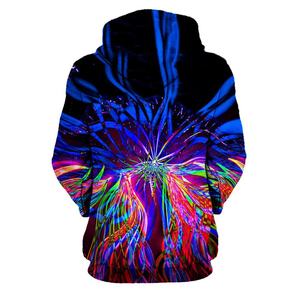 Sweat à capuche zippé décontracté streetwear personnalisé en molleton épais sans cordons 100% coton noir délavé - Product Image 5