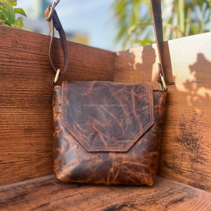 กระเป๋าถือหนังแท้ทำด้วยมือแท้กระเป๋าสะพายข้างสำหรับผู้หญิงกระเป๋าสะพายหนังแท้แบบสายคาดลำตัวมีสไตล์ขายดี - Product Image 2