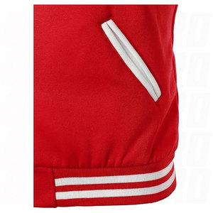 Men’s Premium Varsity Baseball <b>Jacket</b> Cotton Blend Classic Letterman <b>Jacket</b> Stylish Athletic College Bomber Coat Casual Outdoor - Product Image 5