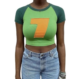 Crop top femme pas cher, respirant, sur mesure, très tendance, confortable, style optimal, vêtements de sport. - Product Image 1