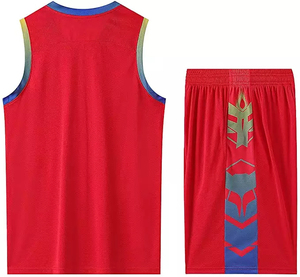 Maillots de basket respirants en mesh, maillots d'équipe de basket à séchage rapide, vêtements de sport personnalisés avec lettres et numéros - Product Image 5