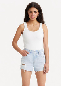 Custom Women Ribbed Tank <b>Top</b> Sleeveless Cotton Stretch Casual Slim Fit Basic Summer Vest OEM Private Label - Product Image 3