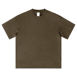 260gsm Cotton Jersey Acid Wash Boxy Fit Custom Print Front Streetwear Summer Short Sleeve Oversize Heavyweight <b>T</b>-shirt - Product Image 3