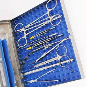 Ophthalmic Micro Surgery Instrument Set Stainless Steel Sterilization Cassette <b>Silicone</b> <b>Mat</b> - Product Image 2