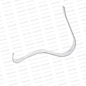 Écarteur Epstein-Deaver 8" (20 cm) avec lame de 1" (2,5 cm) à double plan pour l'inspection des poches d'implants d'augmentation mammaire par Vaslcare - Product Image 4