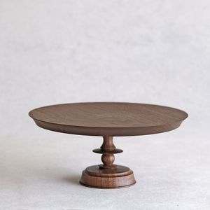 Support à gâteau élégant en bois pour la présentation de gâteaux, cupcakes et pâtisseries sur comptoir de boulangerie, table de café et pour les fêtes - Product Image 6