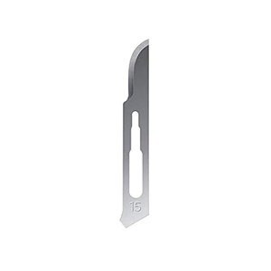 100 lames Dermablade emballées individuellement + 1 couteau scalpel en acier à haute teneur en carbone, stériles, à usage unique, tranchantes, chirurgicales - Product Image 6