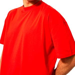 BD Nueva llegada de camisetas de algodón pesado de alta calidad para hombre Impresión de gran tamaño personalizada de talla grande con logotipo frontal - Product Image 2