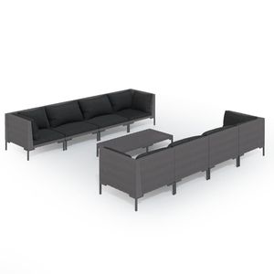 Conjunto de Muebles de Jardín Color Gris Oscuro - Product Image 2