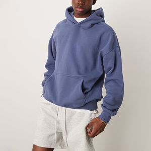 Sudadera con Capucha Unisex de Estilo Urbano para Hombre, Sudadera Gruesa de Algodón, Corte Holgado, Sudadera con Estampado Personalizado, Sudadera de Hip Hop para Invierno en Oferta - Product Image 1