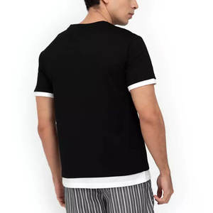 Camiseta Básica de Color Sólido Transpirable de Alta Calidad, Impresión de Logotipo Personalizado, Camisetas de Manga Corta para Uso en Verano - Product Image 2