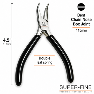LUMINEX IMPEX LUB=113 <b>Long</b> <b>Nose</b> Stainless Steel Lightweight Smooth Work Jewelry Making Polishing Pliers for Bracelet Making DIY - Product Image 2