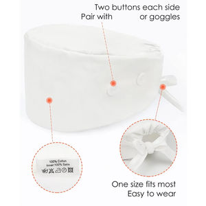 Gorro Médico para Enfermeras, Cirugía, Hospital, Clínica, Veterinaria, Accesorios para Doctores, Gorro de Trabajo para Mujeres de Laboratorio - Product Image 6