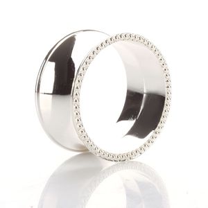 Flower Shape Brass Napkin Ring 4.5cm Luxury <b>Table</b> Decoration Wedding Use - Product Image 5