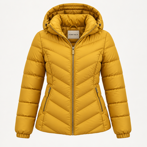 Chaqueta Acolchada para Mujer, Ropa Casual para Exteriores, Impermeable, Transpirable, de Algodón, Nueva Llegada 2027, Logotipo Impreso DTF Personalizado, Invierno - Product Image 2