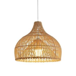 Minimal Style Bamboo <b>Ceiling</b> <b>Light</b> Durable Handmade Lamp for Bedroom <b>Lounge</b> and Cafe Lighting - Product Image 1