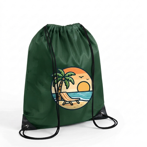 OEM Service High Quality Eco-Friendly Canvas Drawstring Bag Customized Logo New Arrival <b>Cheap</b> Price Outdoor Daily Use <b>Backpack</b> - Product Image 1