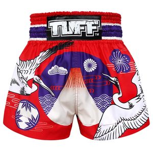 Pantalones Cortos de Boxeo Unisex Personalizados OEM, Sublimados, para Muay Thai y Artes Marciales, de Satén Transpirable que Absorbe la Humedad, Venta al Por Mayor OEM - Product Image 4