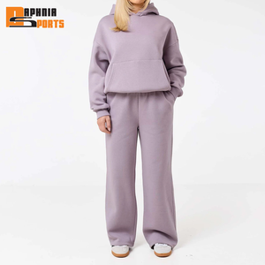 Conjunto Deportivo Informal para Mujer, Conjunto Deportivo Holgado con Logotipo, Conjunto Deportivo de Dos Piezas para Mujer, Ropa de Entrenamiento, Ropa para Correr - Product Image 1