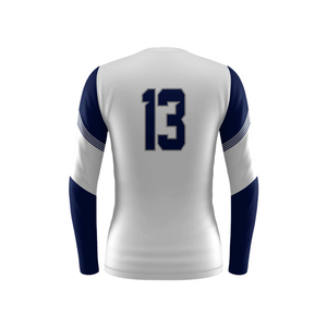 Conjuntos de Camisetas de Voleibol Personalizadas con Cuello Redondo, Impresión Profesional por Sublimación, B2B, 100% Poliéster, Diseño para Equipos Universitarios - Product Image 1
