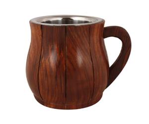 Mug à café et à bière en bois japonais écologique, fait main, peint à la main, résistant à la chaleur, vaisselle pour la maison et la cuisine - Product Image 4