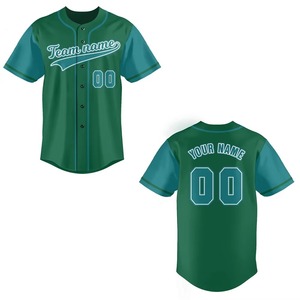 Hochwertige Neueste Großhandels-Anpassbare Baseball-Trikots OEM 100% Polyester Bedruckte Sublimations-Baseball-Trikots für Herren - Product Image 4