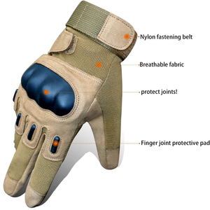 Guantes Tácticos de Cuero para Hombre al por Mayor, Guantes Tácticos de Cuero de Buena Calidad para Hombre, Guantes Tácticos para Entrenamiento de Alto Rendimiento - Product Image 3