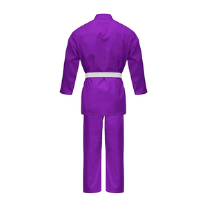 Uniforme de Taekwondo al por Mayor OEM, Nuevo Modelo, Cuello en V, Tela de Algodón para Artes Marciales, Traje de Entrenamiento con Cinturón a Juego - Product Image 6