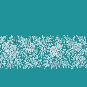 Nouvelle jupe polynésienne à imprimé floral brodé, légère, 100 % coton, taille froncée, élégante, pour l'automne et la plage - Product Image 3