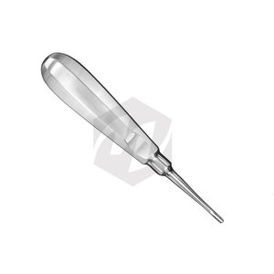 Elevador de Raíz Apical para Extracción Dental, para Zurdos, de Acero Inoxidable Quirúrgico, Instrumento Médico de Precisión - Product Image 3