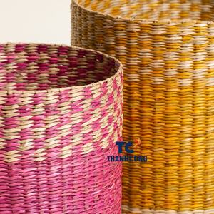 Cesta de jacinto de agua de nuevo diseño de PRODUCTO DE MODA: duradera, multifuncional y perfecta para el almacenamiento y la decoración modernos del hogar - Product Image 5