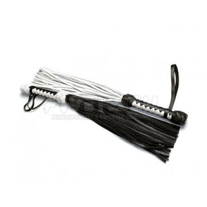 <b>Leather</b> <b>Flogger</b> Soft <b>Leather</b> Strips Flexible Design Smooth Handle <b>Leather</b> <b>Flogger</b> Simple Control Use - Product Image 5