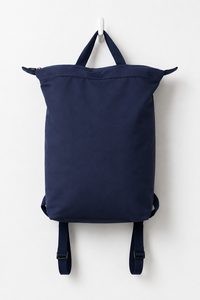 Brown Roll Top Student <b>Backpack</b> Lightweight <b>Laptop</b> Bag School Travel Daypack for daily use - Product Image 3
