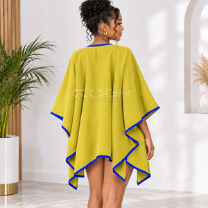 Écharpe-châle de luxe asymétrique Cosh International Sorority Sisterhood, châle-couverture chaud d'hiver, poncho pull - Product Image 5