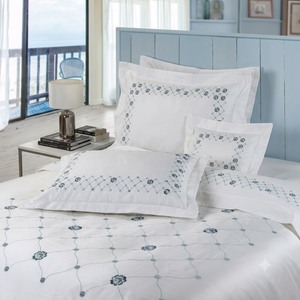 Luxury Floral Trellis Embroidered <b>Duvet</b> Cover <b>Set</b> Soft Breathable Cotton Bedding <b>Set</b> Elegant Hotel Quality Sheet <b>Set</b> Home Decor - Product Image 2