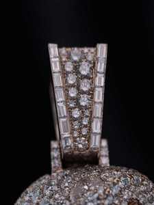 Oferta Especial: Colgante Personalizado de Plata 925 con Diseño 3D, Joyería de Rapero con Diamante Moissanita, Colgante con Nombre/Letra Personalizada - Product Image 2