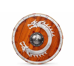 Calvin Handicraft Wooden Round Art Deco Animal Design <b>Wall</b> Decal for Hallway and Commercial Spaces Home Decor - Product Image 1