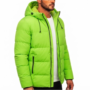<b>Men</b> Quilted Puffer Jacket Hooded Winter <b>Coat</b> Warm Lightweight Outdoor Casual Jacket Bulk Custom Production - Product Image 6